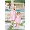 Il Pellicano Eyelet Baby Girl Bubble, Pink - Dresses - 4 - thumbnail