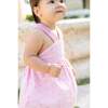 Il Pellicano Eyelet Baby Girl Bubble, Pink - Dresses - 5 - thumbnail