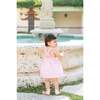 Il Pellicano Eyelet Baby Girl Bubble, Pink - Dresses - 7 - thumbnail