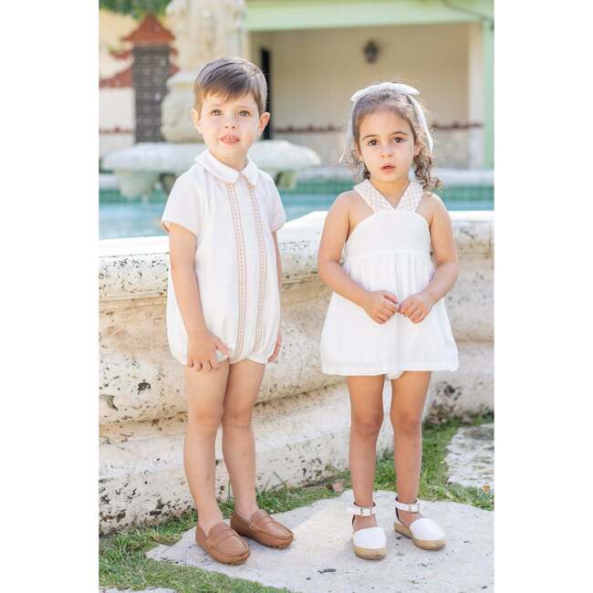 Il Pellicano Baby Girl Bubble, White - Dresses - 5