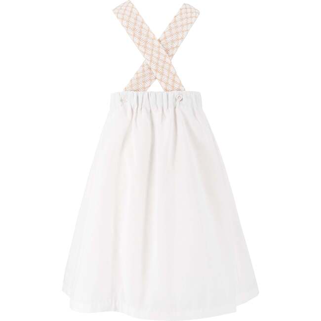 Il Pellicano Girls Statement Bow Dress, White - Dresses - 6