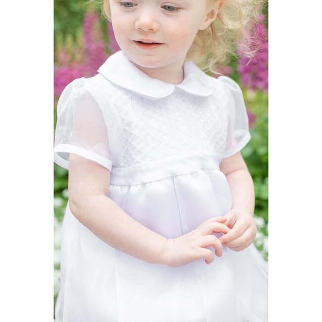 Amalfi Baby Girl Ceremony Bubble, White - Dresses - 4