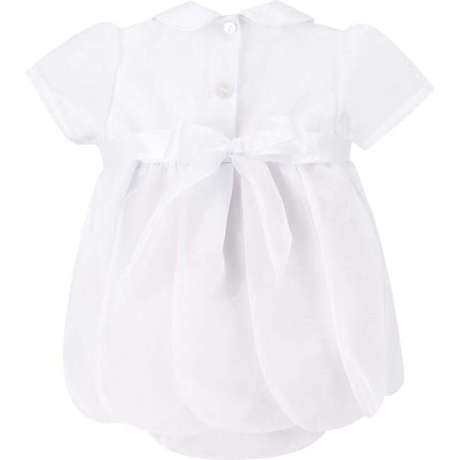 Amalfi Baby Girl Ceremony Bubble, White - Dresses - 6