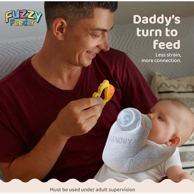 Baby Bottle Pillow Holder for Parents - "Hangry" - Bottles - 3