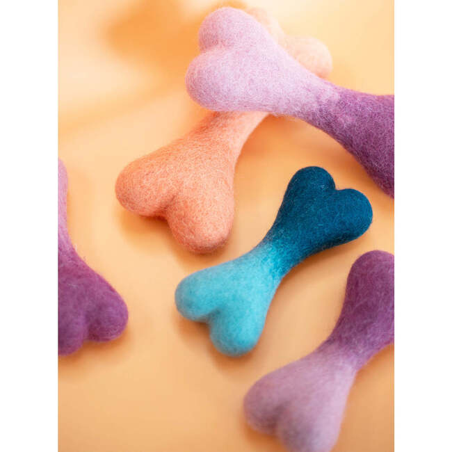 WOOL OMBRE BONE, Ocean Blue - Pet Toys - 6