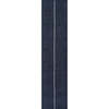 Linja Solid Centre Stripe Machine-Washable Area Rug, Navy/Gray - Rugs - 3 - thumbnail