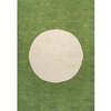 Cirkel Minimalist Geometric Dot Machine-Washable Area Rug, Green/Cream - Rugs - 1 - thumbnail