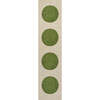 Cirkel Minimalist Geometric Dot Machine-Washable Area Rug, Cream/Green - Rugs - 4 - thumbnail