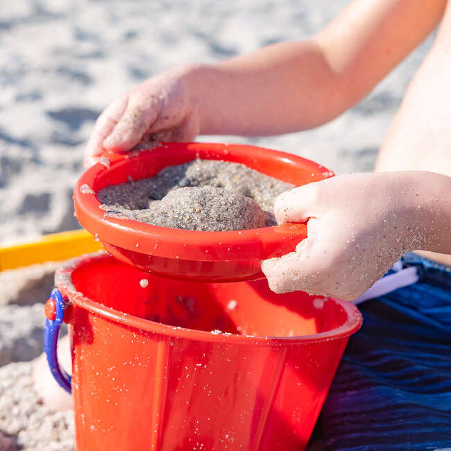 Small Sand Sieve 3 Pack (1 red, 1 yellow, 1 blue) - Water Toys - 3