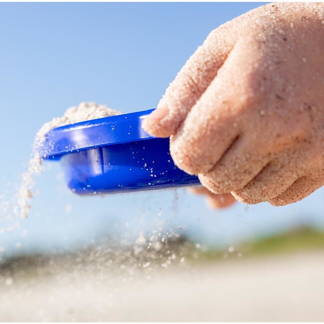 Small Sand Sieve 3 Pack (1 red, 1 yellow, 1 blue) - Water Toys - 6