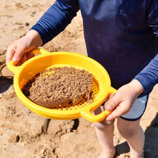 Large Sand Sieve 3 Pack (1 red, 1 blue, 1 yellow) - Water Toys - 5