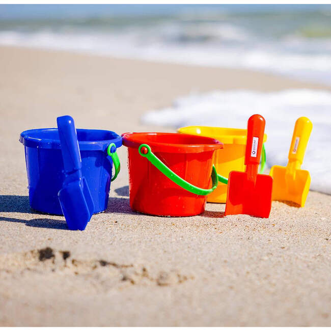 Small Sand Scoop 12 Pack (4 red, 4 blue, 4 yellow) - Water Toys - 7