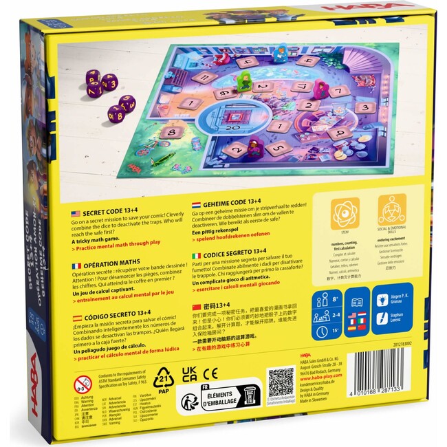 Secret Code 13+4 Math Game - Games - 7