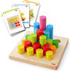 Rainbow Risers Wooden Stacking Game - Developmental Toys - 1 - thumbnail