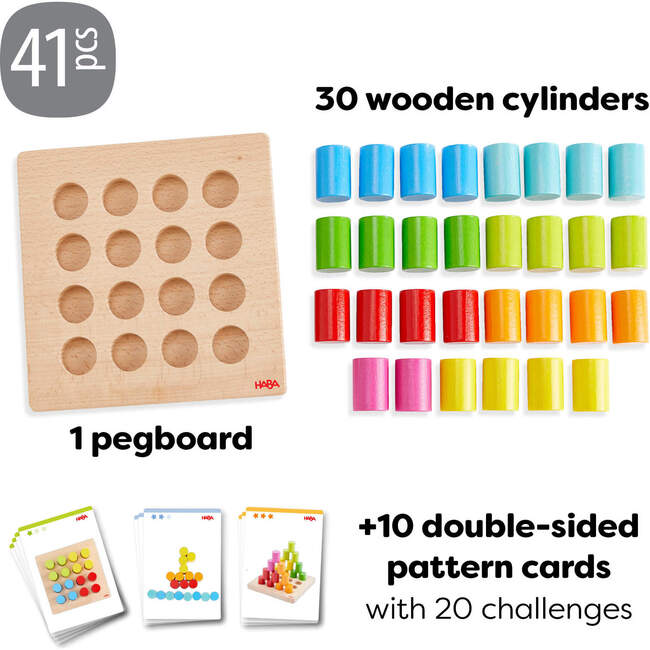 Rainbow Risers Wooden Stacking Game - Developmental Toys - 4