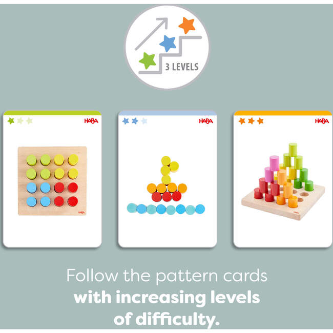 Rainbow Risers Wooden Stacking Game - Developmental Toys - 5