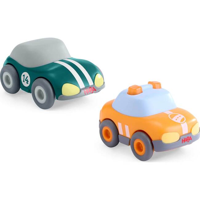 HABA Cars Green Racer & Safety Car