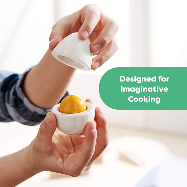 Creative Play – Wooden Eggs Play Food Set - Play Food - 5