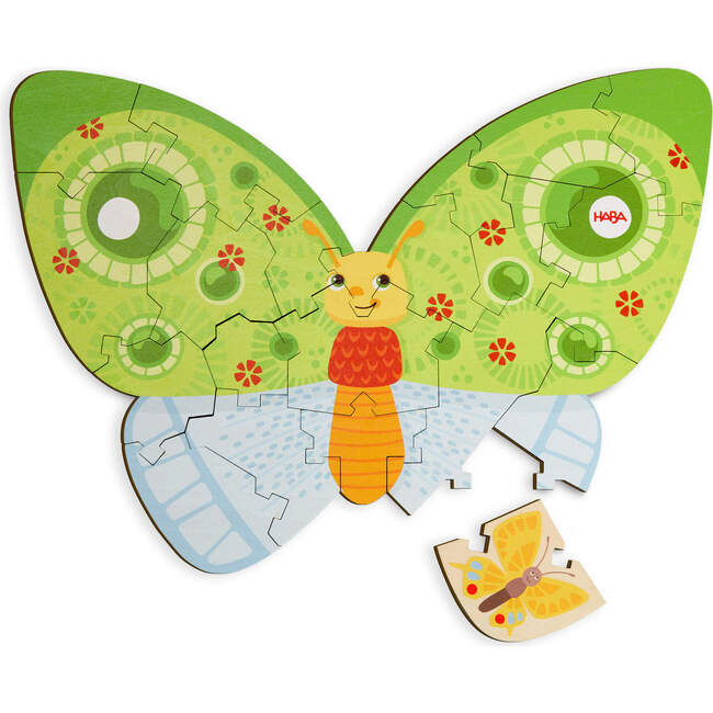 Butterfly 2-in-1 Wooden Puzzle