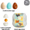 Creative Play – Wooden Eggs Play Food Set - Play Food - 6 - thumbnail
