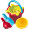 5 Piece Basic Sand Toys Set - Outdoor Games - 1 - thumbnail