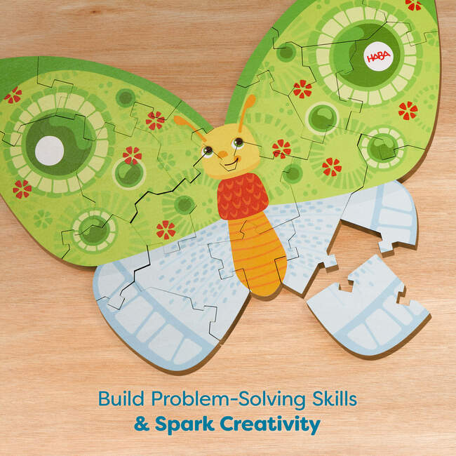 Butterfly 2-in-1 Wooden Puzzle - Wooden Puzzles - 3