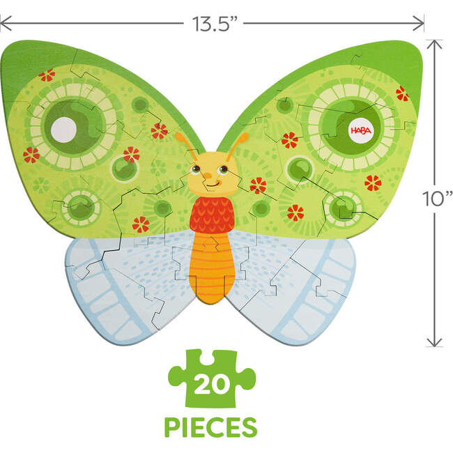Butterfly 2-in-1 Wooden Puzzle - Wooden Puzzles - 7