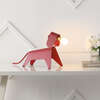 Rover 10" Modern Industrial Iron Canine LED Kids' Lamp, Red - Lighting - 6 - thumbnail