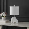 Koda 17.5" Eclectic Southwestern Resin/Iron Elephant LED Kids' Table Lamp, White - Lighting - 7