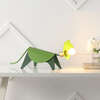 Gretchen 7.5" Modern Industrial Iron Triceratops LED Kids' Lamp, Green - Lighting - 6 - thumbnail
