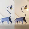 Bradley 16" Modern Industrial Iron Brachiosaurus LED Kids' Lamp, Blue - Lighting - 5 - thumbnail