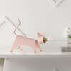 Penelope 11.75" Modern Industrial Iron Feline LED Kids' Lamp, Pink - Lighting - 7 - thumbnail