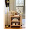 Praerie 22" Coastal Bohemian Rattan/Wood 3 Tier End Table, Natural - Accent Tables - 2
