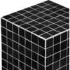 Callista 18" Modern Bohemian Ceramic Tiled Rectangle End Table, Black/White - Accent Tables - 5 - thumbnail