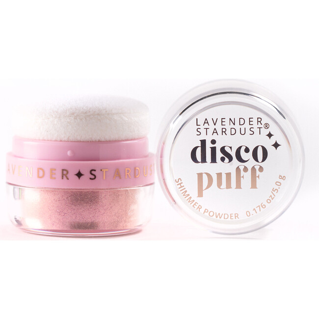 Lavender Stardust Disco Shimmer Glitter Puff Pink Pony