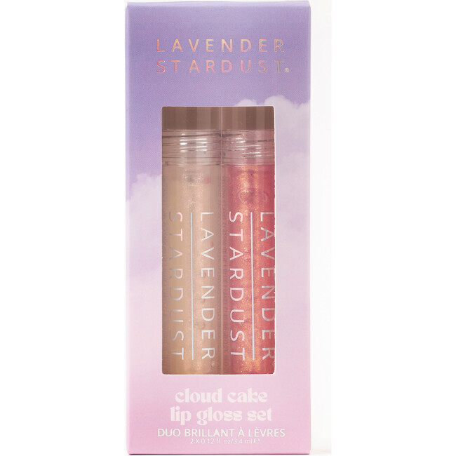 Lavender Stardust Cloud Cake Lip Gloss Set