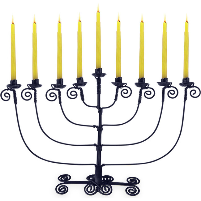 Licht Wire Twirly Menorah, Midnight