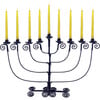 Licht Wire Twirly Menorah, Midnight - Menorahs & Candles - 1 - thumbnail