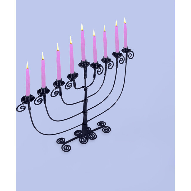 Licht Wire Twirly Menorah, Midnight