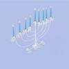 Licht Wire Twirly Menorah, Snow - Menorahs & Candles - 2