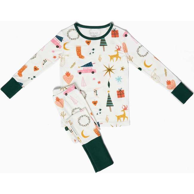 Mod Holiday Kids Long Sleeve Pajama Set