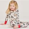 Holiday Toile Kids Long Sleeve Pajama Set - Pajamas - 2 - thumbnail