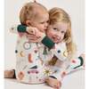 Mod Holiday Zipper Footie Pajamas - Footie Pajamas - 3