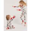 Holiday Toile Kids Long Sleeve Pajama Set - Pajamas - 4 - thumbnail