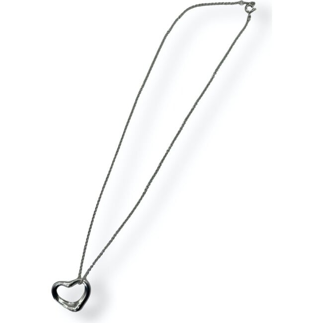 Vintage Tiffany & Co. Open Heart Pendant - Necklaces - 3