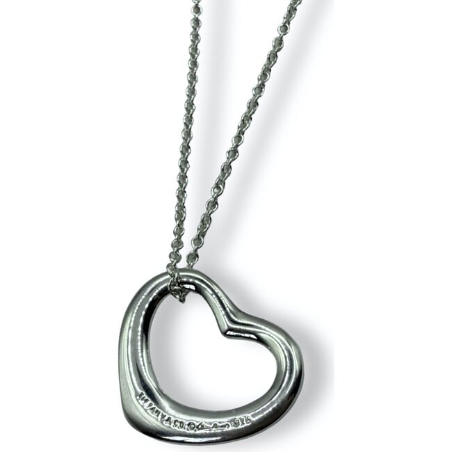 Vintage Tiffany & Co. Open Heart Pendant - Necklaces - 4