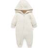 Quilted Hooded Coverall Wheat Melange - Rompers - 1 - thumbnail