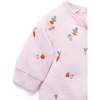 Embroidered Fleece Footie Winter Fruits Broderie - Rompers - 3