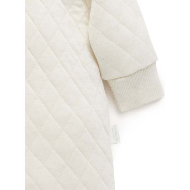 Quilted Hooded Coverall Wheat Melange