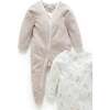 2 Pack Zip Footie Vanilla Wattle Bee Pack - Rompers - 4
